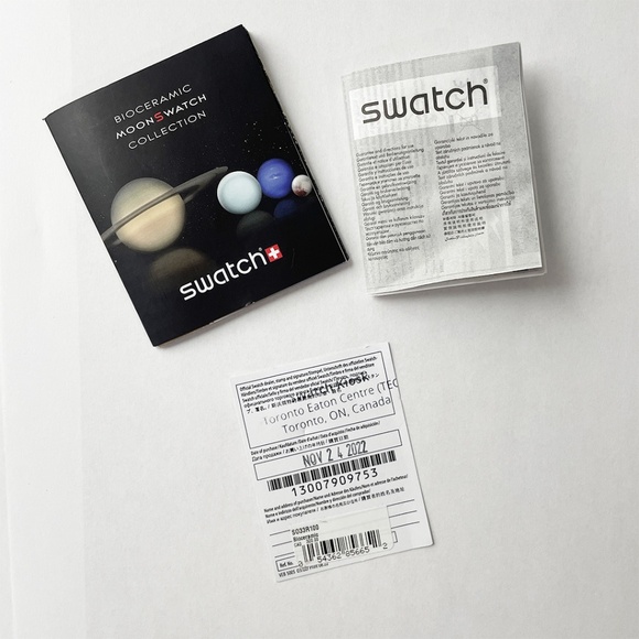 Omega x Swatch Mission to Mars Bioceramic Moonswatch Watch - Picture 10 of 13